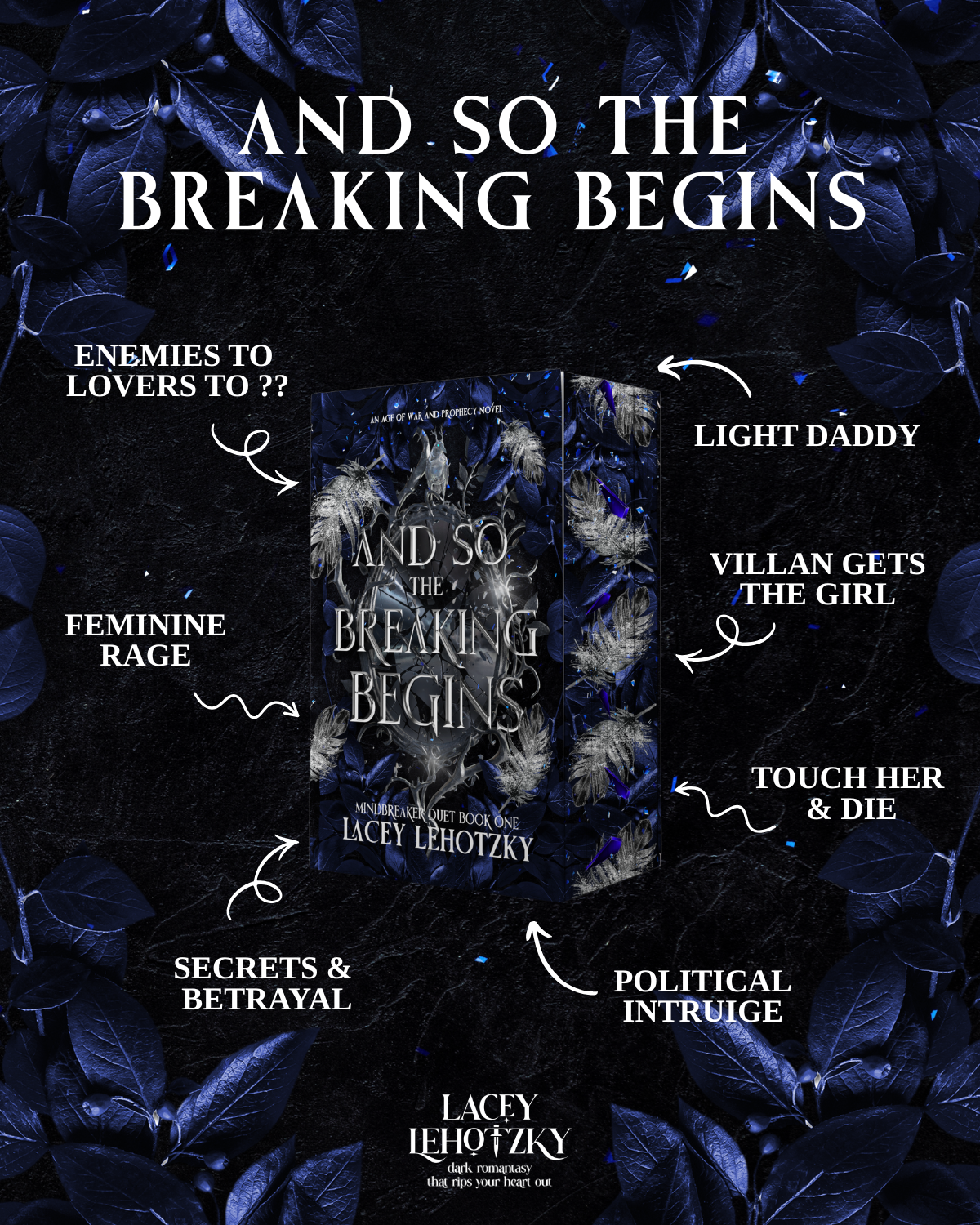 And So The Breaking Begins (Mindbreaker Duet, book 1) - Enemies to Lovers Spicy Dark Fantasy Romance Paperback