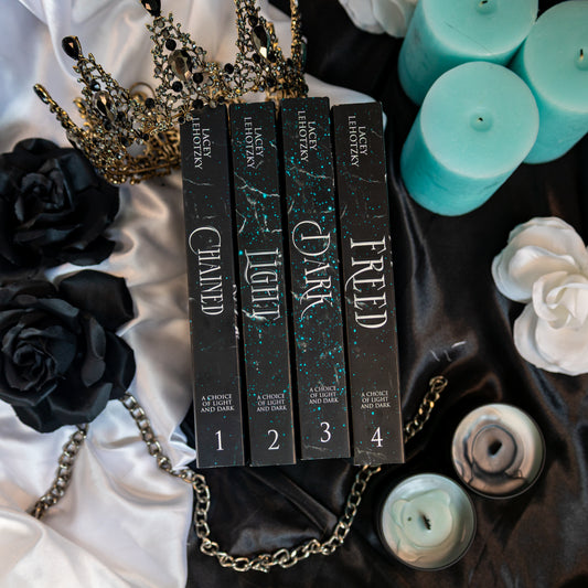 A Choice of Light and Dark Paperback Bundle -  Spicy Dark Fantasy Romance Complete Book Series