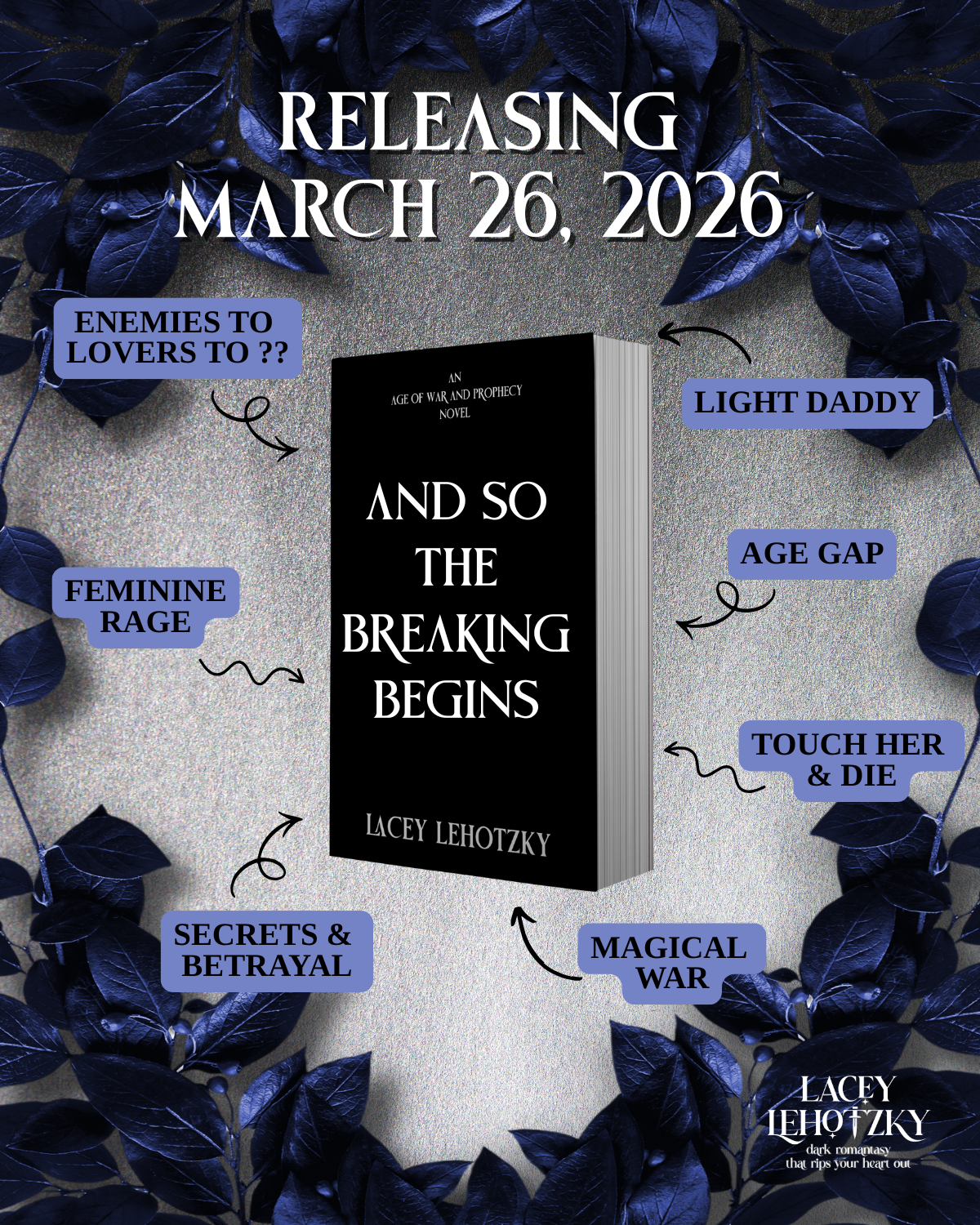 And So The Breaking Begins (Mindbreaker Duet, book 1) PRE ORDER - Enemies to Lovers Spicy Dark Fantasy Romance Paperback
