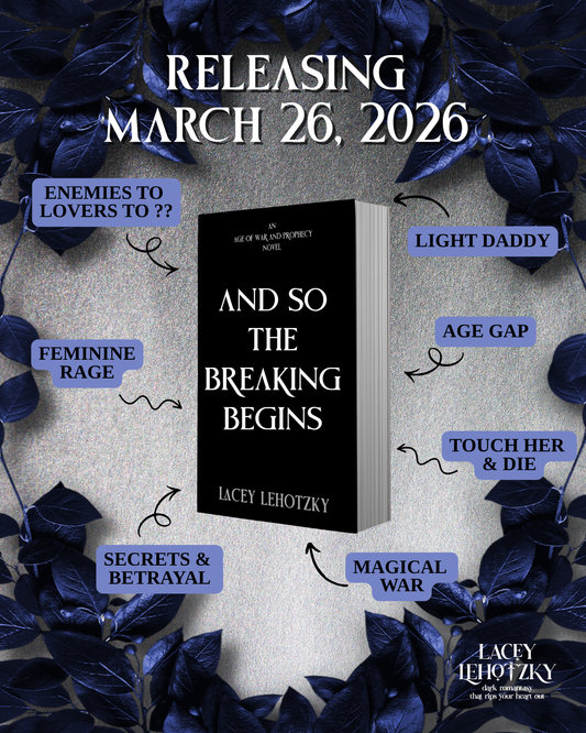 And So The Breaking Begins (Mindbreaker Duet, book 1) PRE ORDER - Enemies to Lovers Spicy Dark Fantasy Romance Paperback