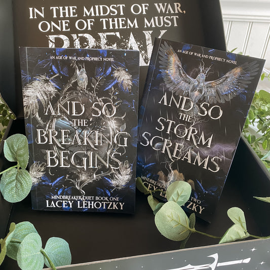 PRE ORDER Mindbreaker Duet Paperback Set (An Age of War and Prophecy) - Enemies to Lovers Spicy Dark Fantasy Romance Paperback