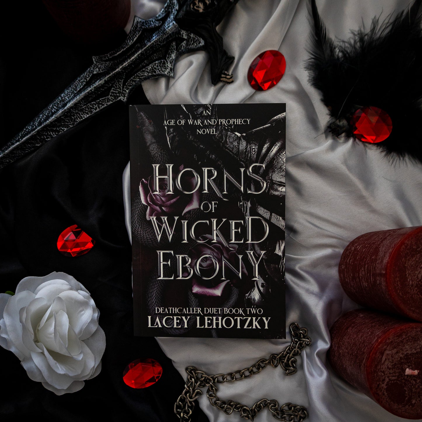 Horns of Wicked Ebony (Deathcaller Duet, book 2) - Enemies to Lovers Spicy Dark Fantasy Romance Paperback
