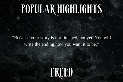 Freed (A Choice of Light and Dark book 4) - Signed Paperback