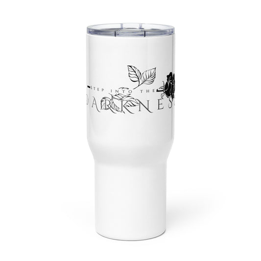 Step Into The Darkness Travel Mug With Handle